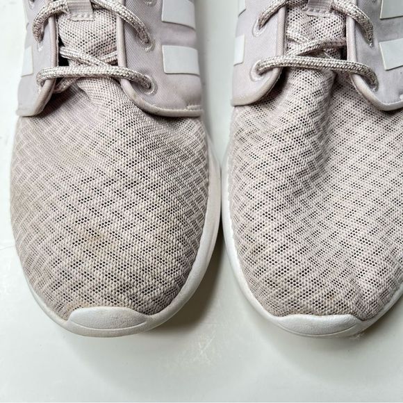 Adidas Women's QT Racer Pink Lavender Memory Foam Running Shoes Size 9.5 - Picture 3 of 8
